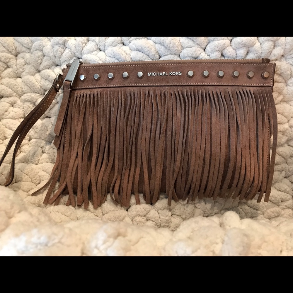 Michael Kors Fringe Wristlet